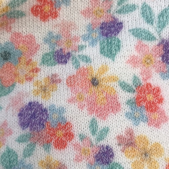 NWOT Zara Knit Floral Print Midi Dress Large - Picture 14 of 16